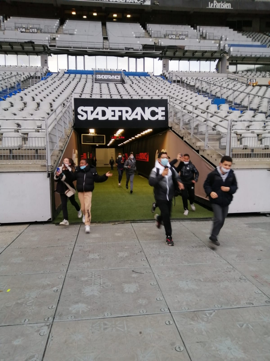 2ème sortie AS, visite du stade de France